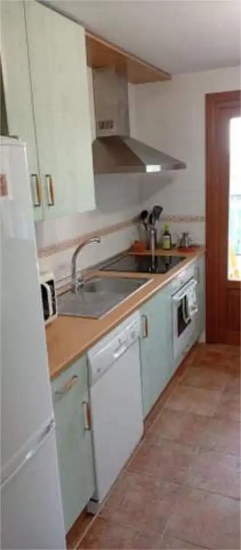 Cocina de Piso de alquiler en Sevilla con Calefacción, Terraza y Amueblado