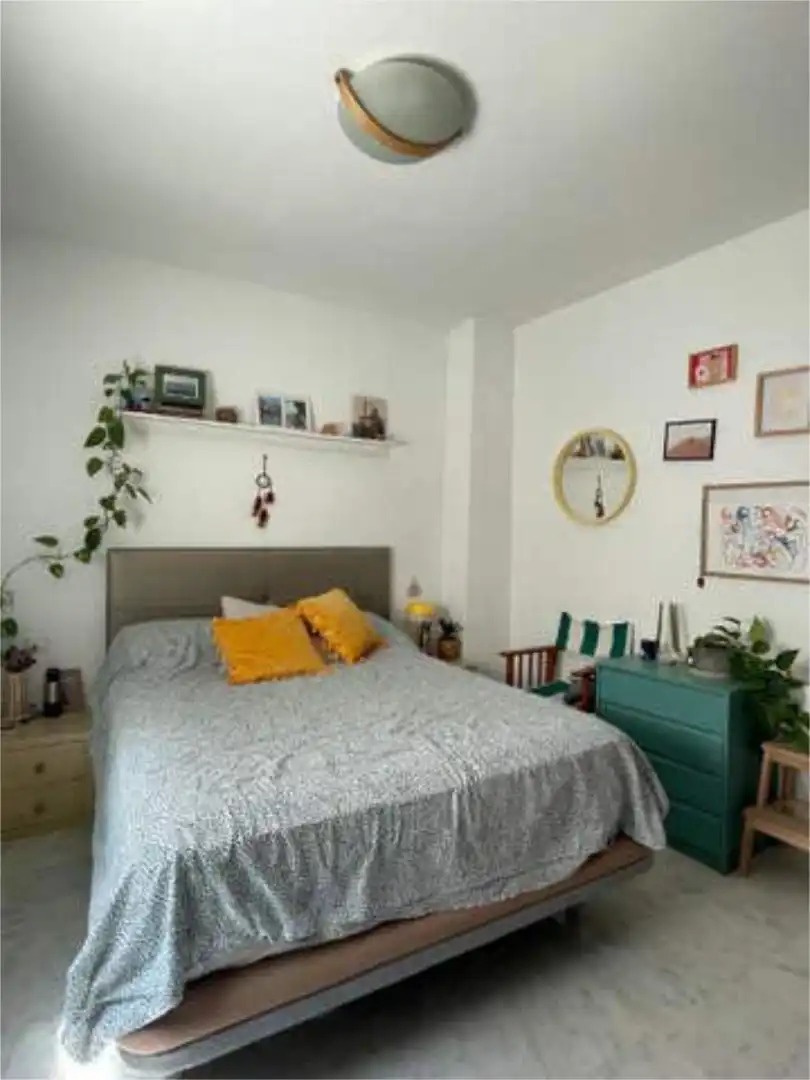 Schlafzimmer von Wohnung zur Miete in Sevilla mit Heizung, Terrasse und Möbliert