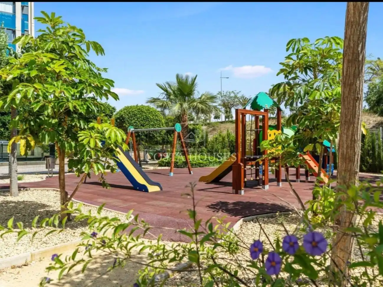 Wohnung zum Verkauf in Avenida del Municipi, 14, Juzgados - Plaza de Toros Garten von Wohnung zum Verkauf in Benidorm mit Klimaanlage, Heizung und Parkett