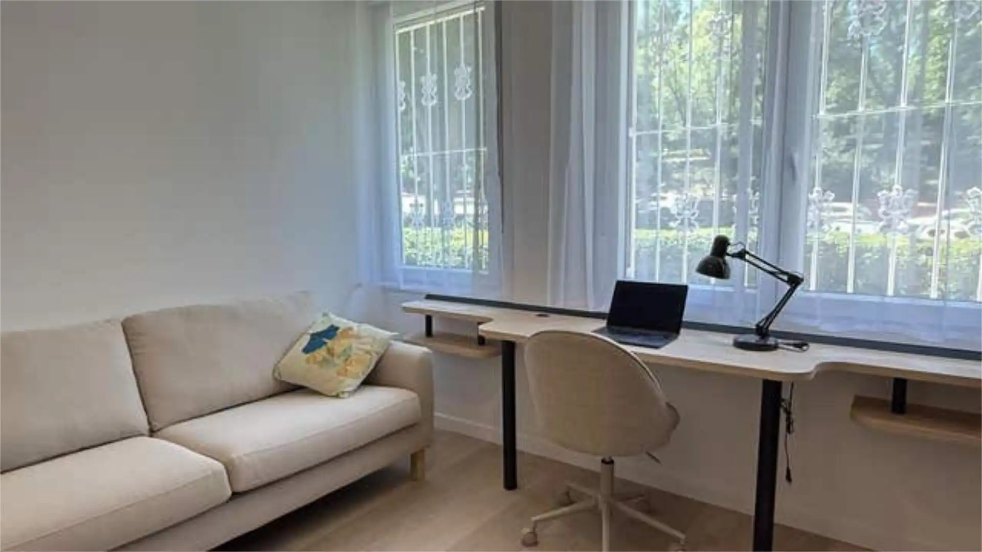 Wohnung zur Miete in Pueblo Nuevo Schlafzimmer von Wohnung zur Miete in Madrid mit Heizung, Abstellraum und Möbliert