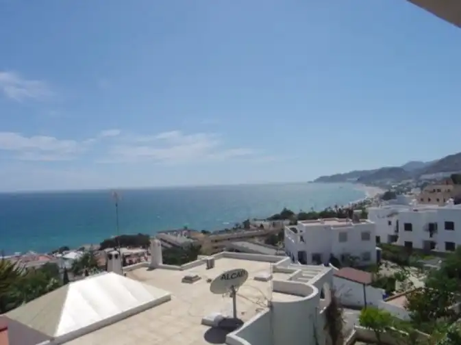 Attic for rent in Calle Alba, 8, Mojácar Playa - Las Ventanicas - La Paratá Exterior view of Attic for rent in Mojácar with Air Conditioner, Terrace and Swimming Pool
