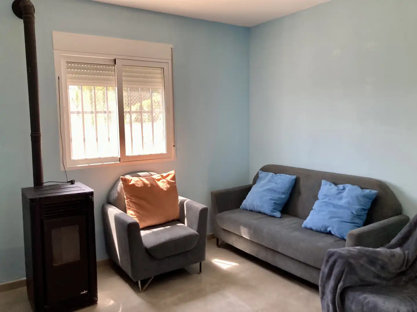 Living room of Houses for sale in Corbera  with Air Conditioner, Terrace and Swimming Pool