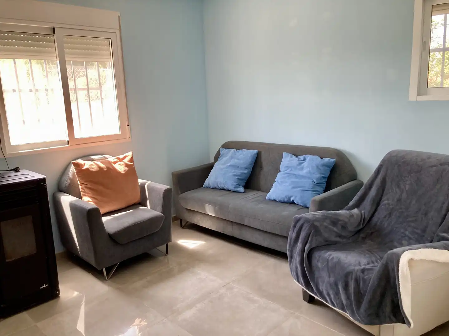 Sala de estar de Casa o chalet en venta en Corbera con Aire acondicionado, Terraza y Piscina