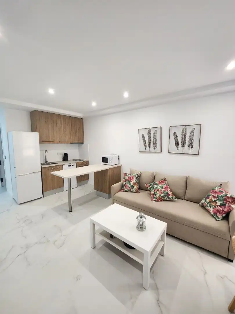 Wohnung zur Miete in Avenida Cayetano del Toro, 21, Paseo Marítimo - San José - La Laguna Wohnzimmer von Wohnung zur Miete in Cádiz mit Klimaanlage, Heizung und Möbliert