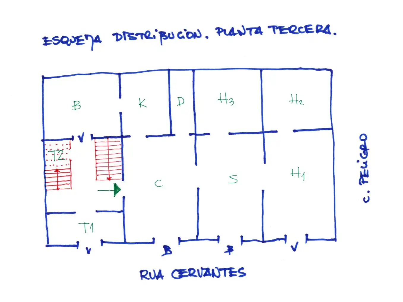 Flat for sale in Rúa Cervantes, 5, Casco Viejo Flat for sale in Ourense Capital with Storage room
