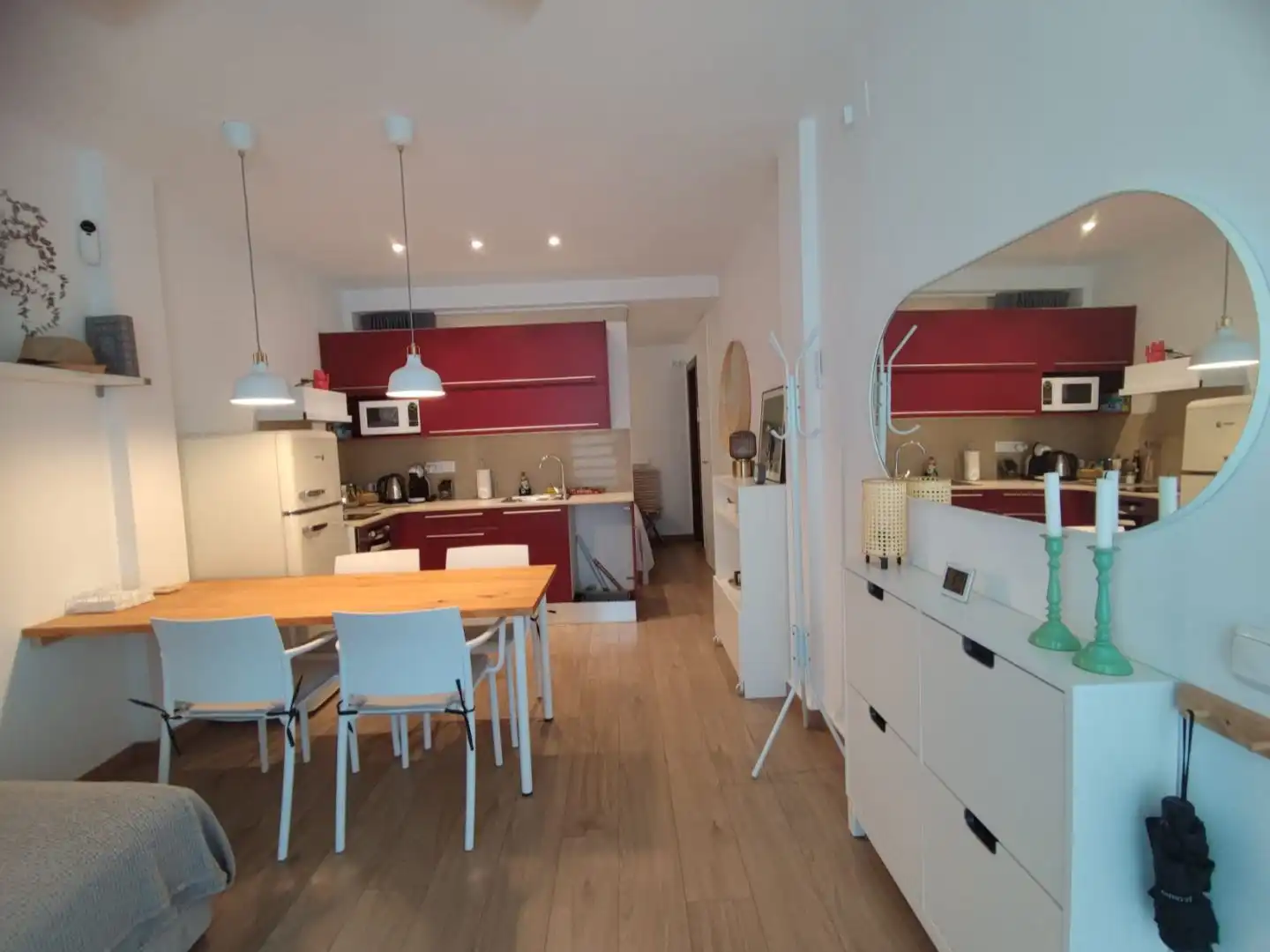 Study for rent in Carrer de Bailèn, 166, Dreta de l'Eixample Kitchen of Study for rent in Barcelona with Parquet flooring and Furnished