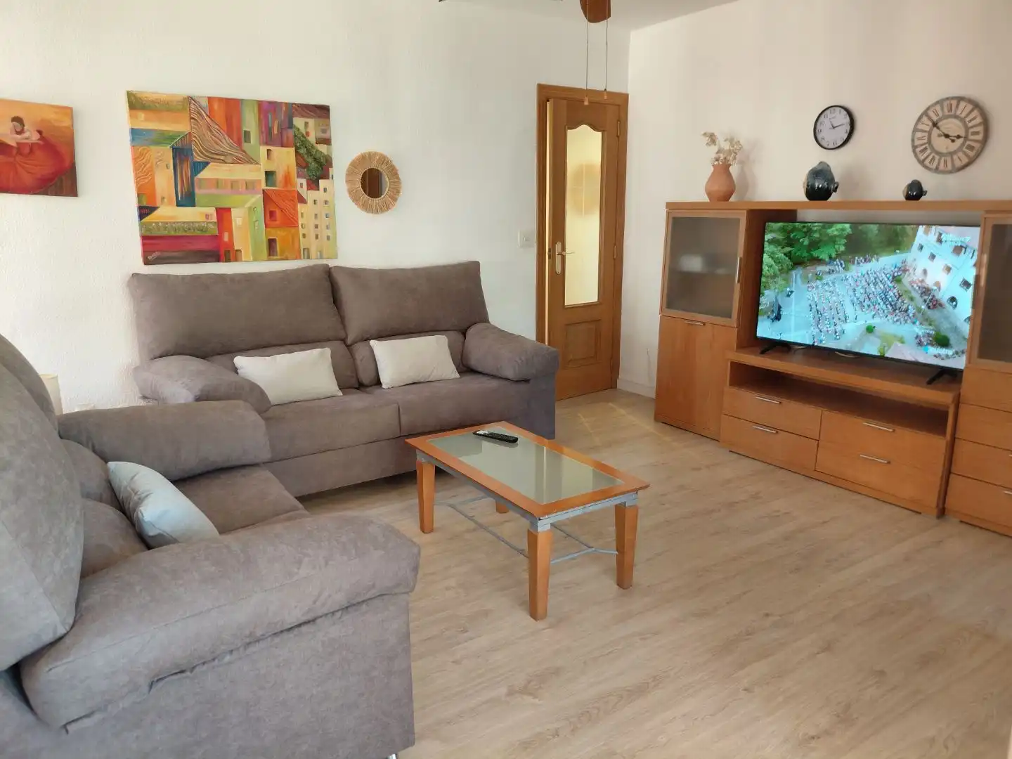 Apartments for rent in Avinguda de la Constitució, 13, Platja de la Pobla de Farnals Living room of Apartments for rent in La Pobla de Farnals with Air Conditioner, Heating and Parquet flooring