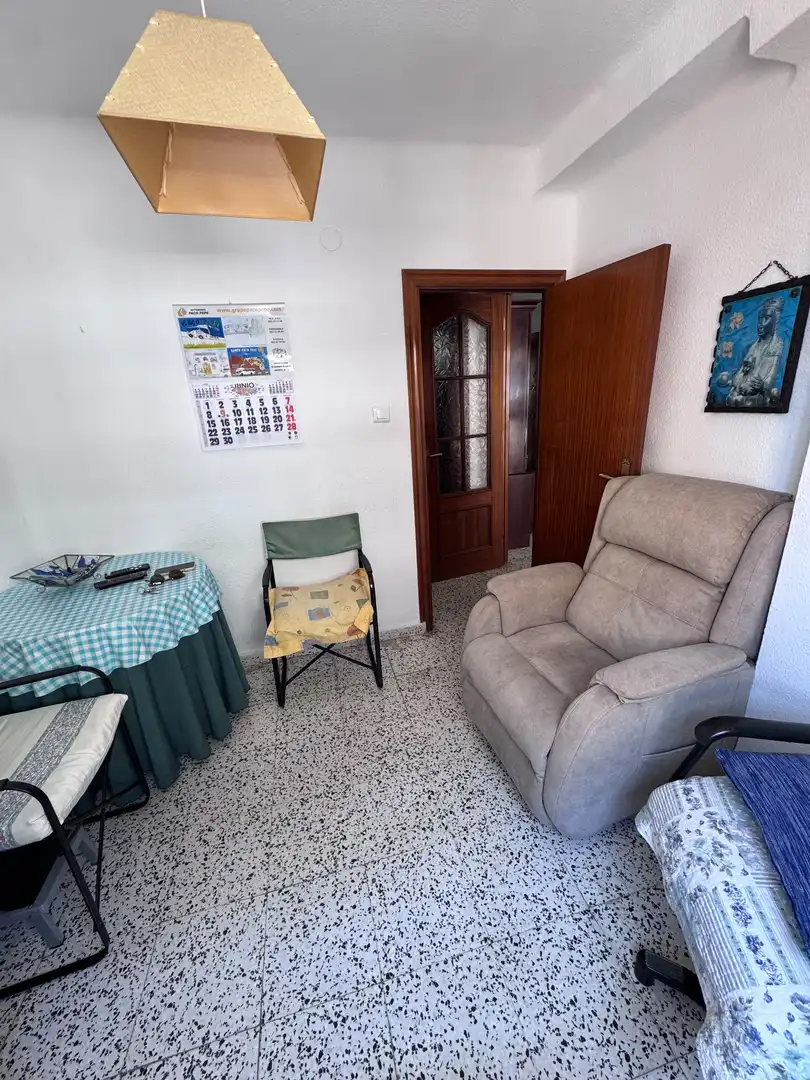 Wohnung zum Verkauf in Plaza de Miraflores, 3, Parque Victoria Eugenia Wohnzimmer von Wohnung zum Verkauf in Málaga Capital mit Balkon