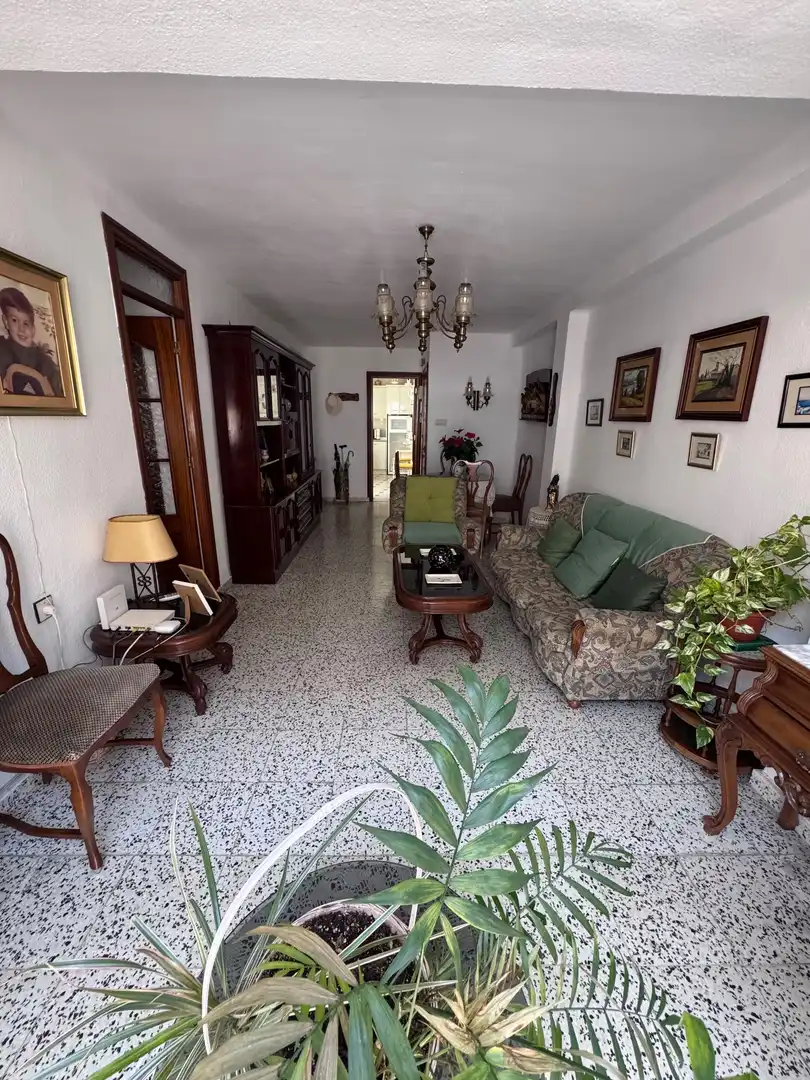 Wohnung zum Verkauf in Plaza de Miraflores, 3, Parque Victoria Eugenia Wohnzimmer von Wohnung zum Verkauf in Málaga Capital mit Balkon