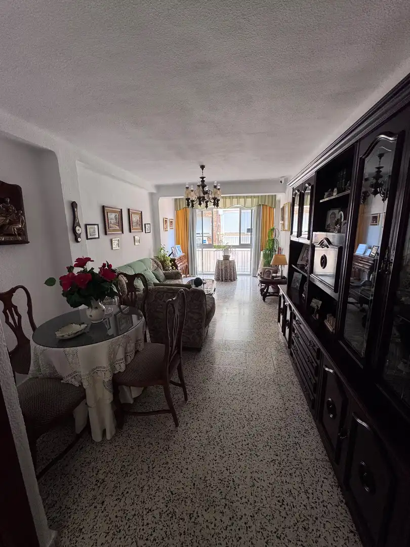 Wohnung zum Verkauf in Plaza de Miraflores, 3, Parque Victoria Eugenia Wohnzimmer von Wohnung zum Verkauf in Málaga Capital mit Balkon