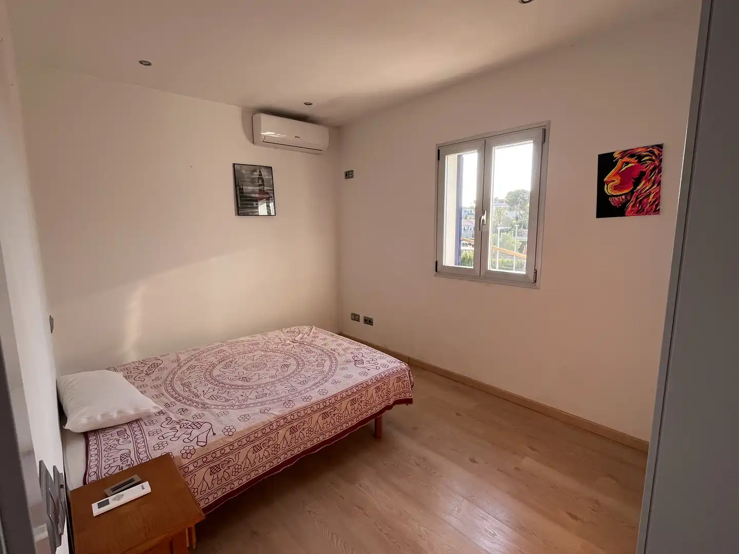 Bedroom of Flat for rent in Felanitx  with Air Conditioner, Heating and Parquet flooring