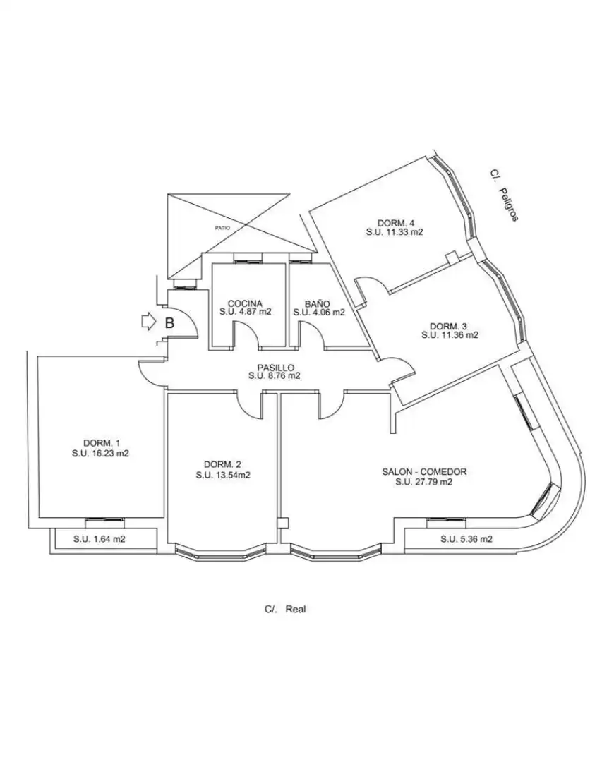 Flat for sale in Calle Real, 90, Centro Flat for sale in Calle Real, 90, Centro