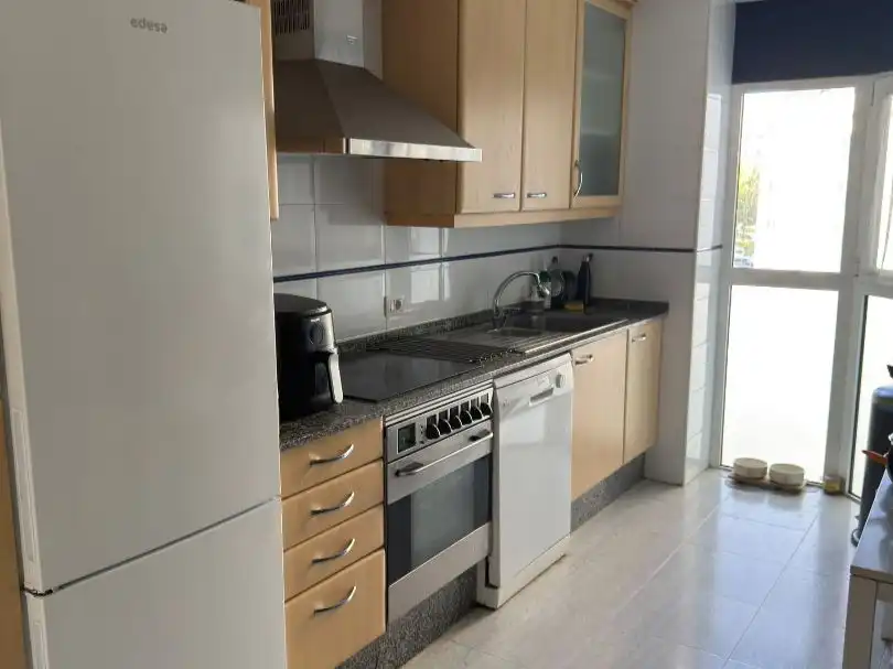 Flat for rent in Estrada da Granxa, 18, Acea de Olga - Augas Férreas Kitchen of Flat for rent in Lugo with Heating, Private garden and Parquet flooring