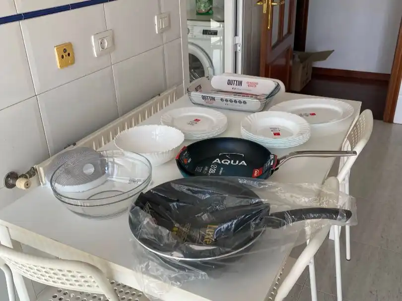 Piso de alquiler en Estrada da Granxa, 18, Acea de Olga - Augas Férreas Cocina de Piso de alquiler en Lugo con Calefacción, Jardín privado y Parquet