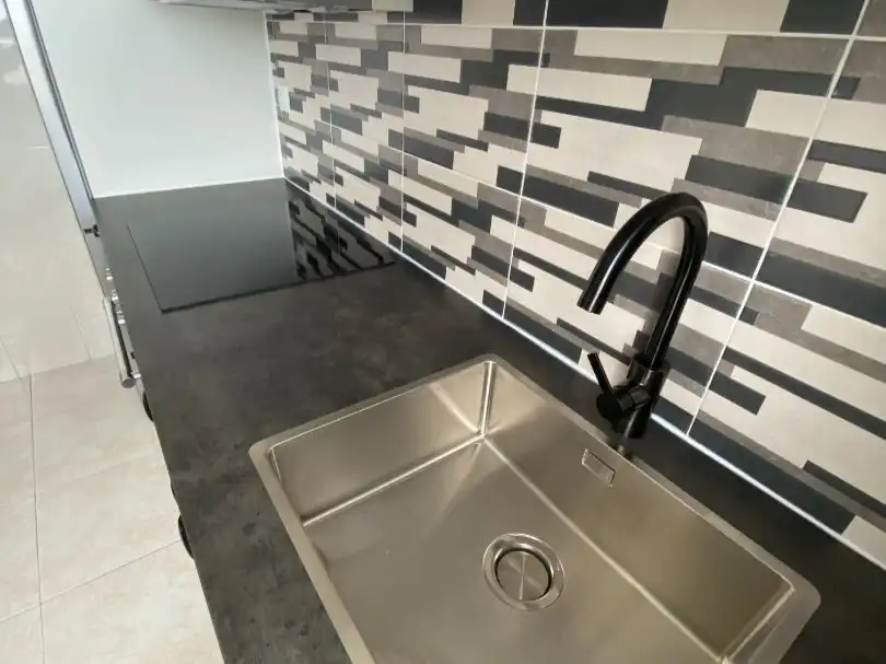 Room in Rúa Merced, 57, Los Castros - Castrillón Kitchen of Flat for share in A Coruña Capital with Terrace and Furnished