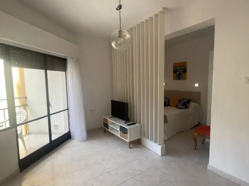 Living room of Flat for rent in Marbella  with Air Conditioner, Heating and Terrace