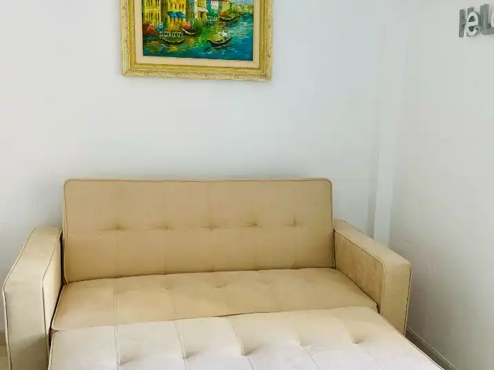 Living room of Flat for rent in Marbella  with Air Conditioner, Heating and Terrace