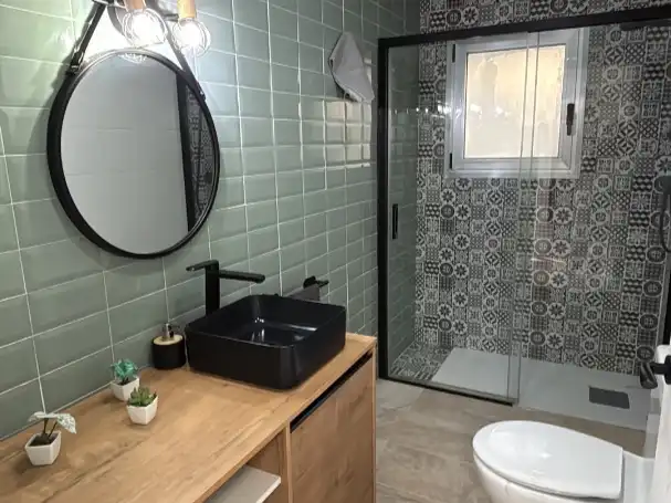 Houses for sale in Carrer Canàries, 426, Vallirana Bathroom of Houses for sale in Vallirana with Terrace and Swimming Pool