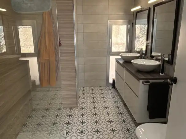 Houses for sale in Carrer Canàries, 426, Vallirana Bathroom of Houses for sale in Vallirana with Terrace and Swimming Pool