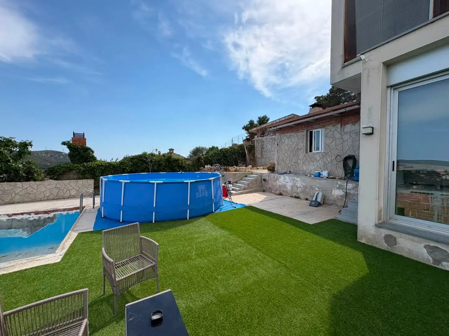 Houses for sale in Carrer Canàries, 426, Vallirana Swimming pool of Houses for sale in Vallirana with Terrace and Swimming Pool