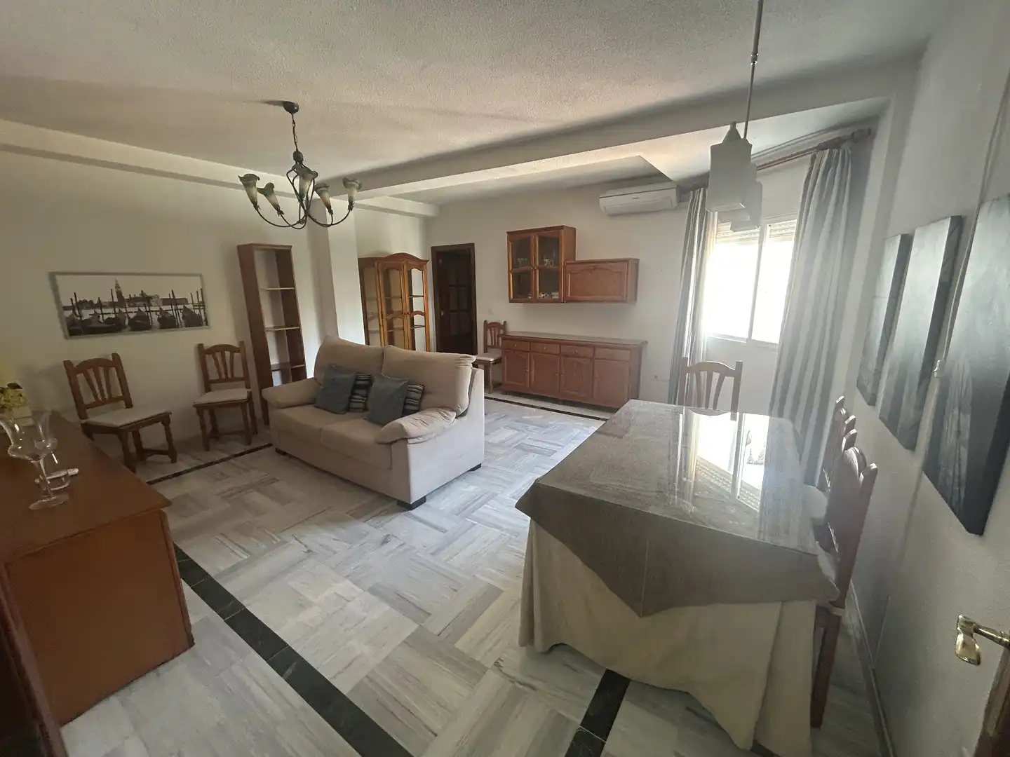 Flat for rent in Calle Lepanto, 34, Maracena Living room of Flat for rent in Maracena with Air Conditioner, Heating and Furnished