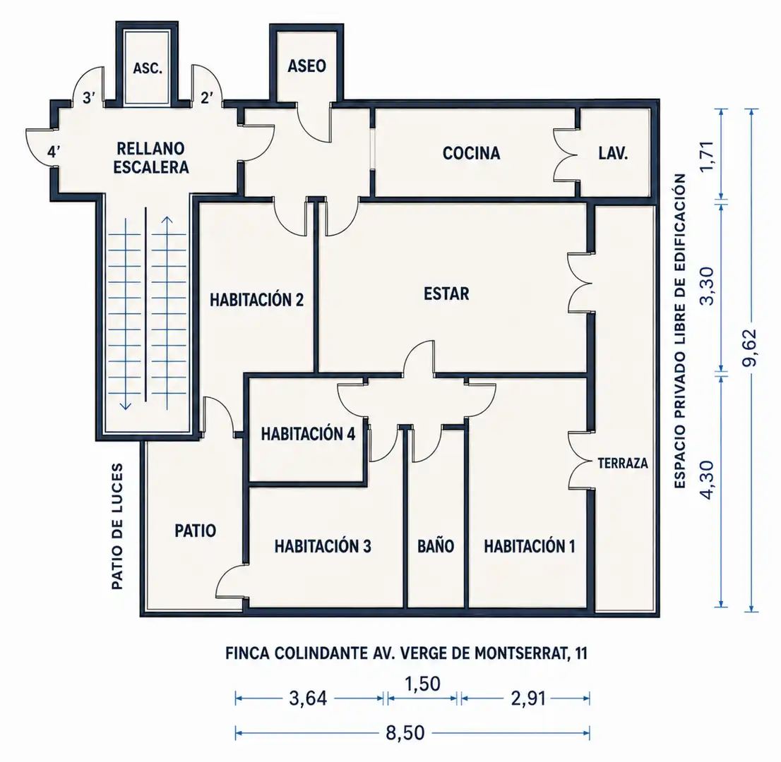 Wohnung zum Verkauf in Plaça de la Vila, 18, Centre Wohnung zum Verkauf in El Prat de Llobregat mit Klimaanlage, Terrasse und Balkon