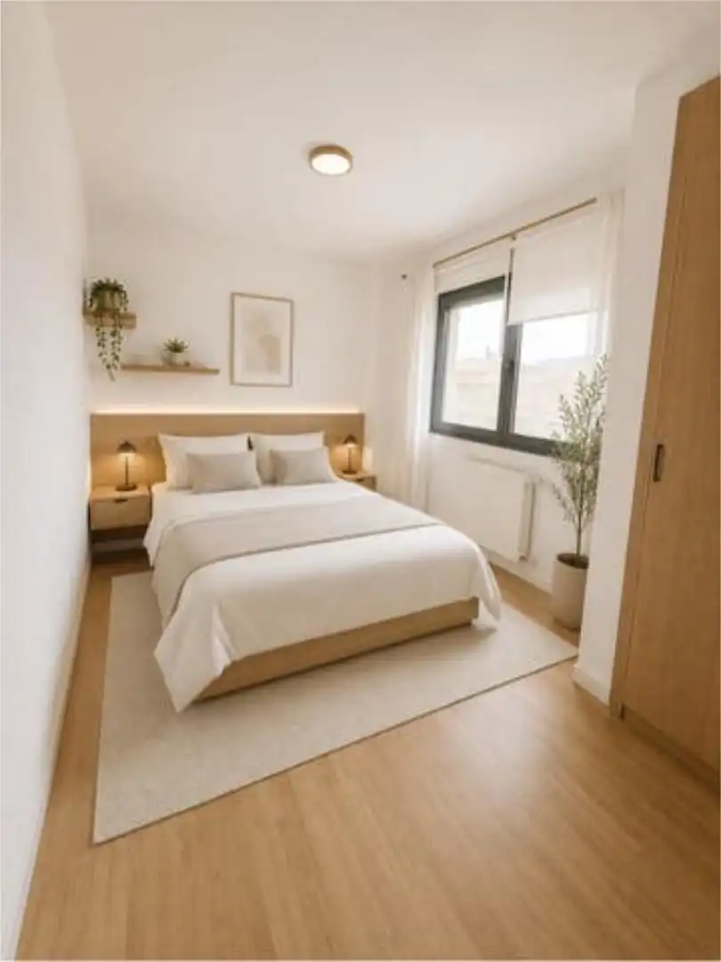 Flat for sale in Dehesa Vieja - Puente Cultural Bedroom of Flat for sale in San Sebastián de los Reyes with Heating and Storage room