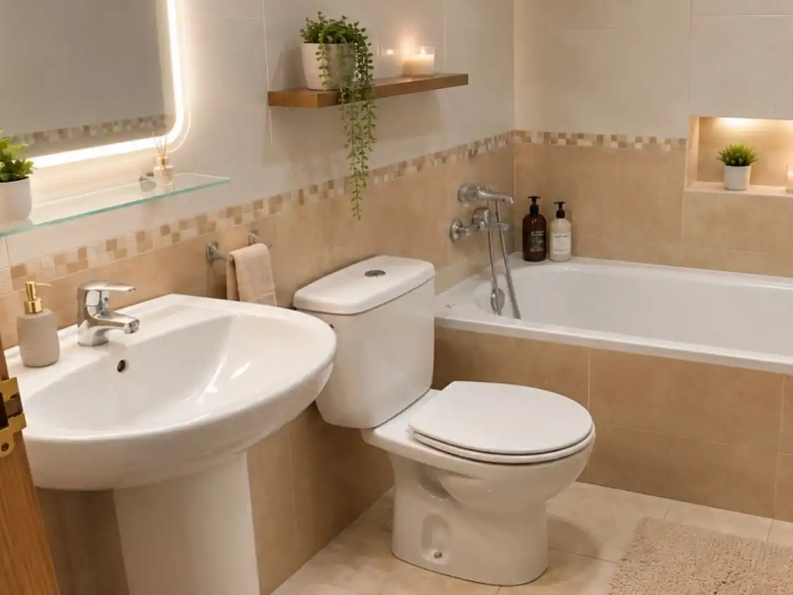 Badezimmer von Wohnung zum Verkauf in  Murcia Capital mit Klimaanlage und Balkon