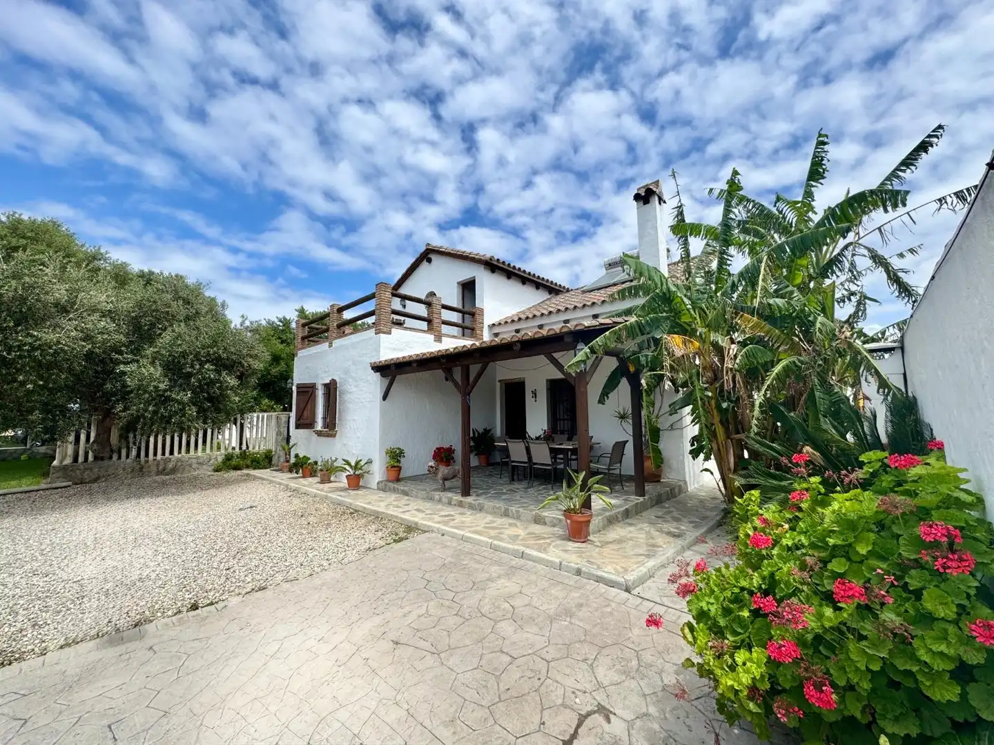 Wohnung zur Miete in Pago Zahora, 291, Zahora Außenansicht von Wohnung zur Miete in Barbate mit Klimaanlage, Heizung und Privatgarten