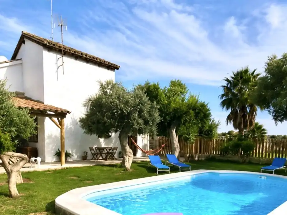 Wohnung zur Miete in Pago Zahora, 291, Zahora Schwimmbecken von Wohnung zur Miete in Barbate mit Klimaanlage, Heizung und Privatgarten