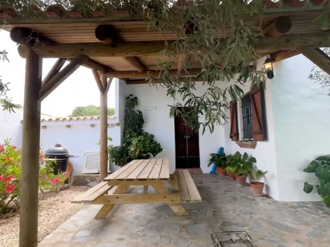 Wohnung zur Miete in Pago Zahora, 291, Zahora Terrasse von Wohnung zur Miete in Barbate mit Klimaanlage, Heizung und Privatgarten