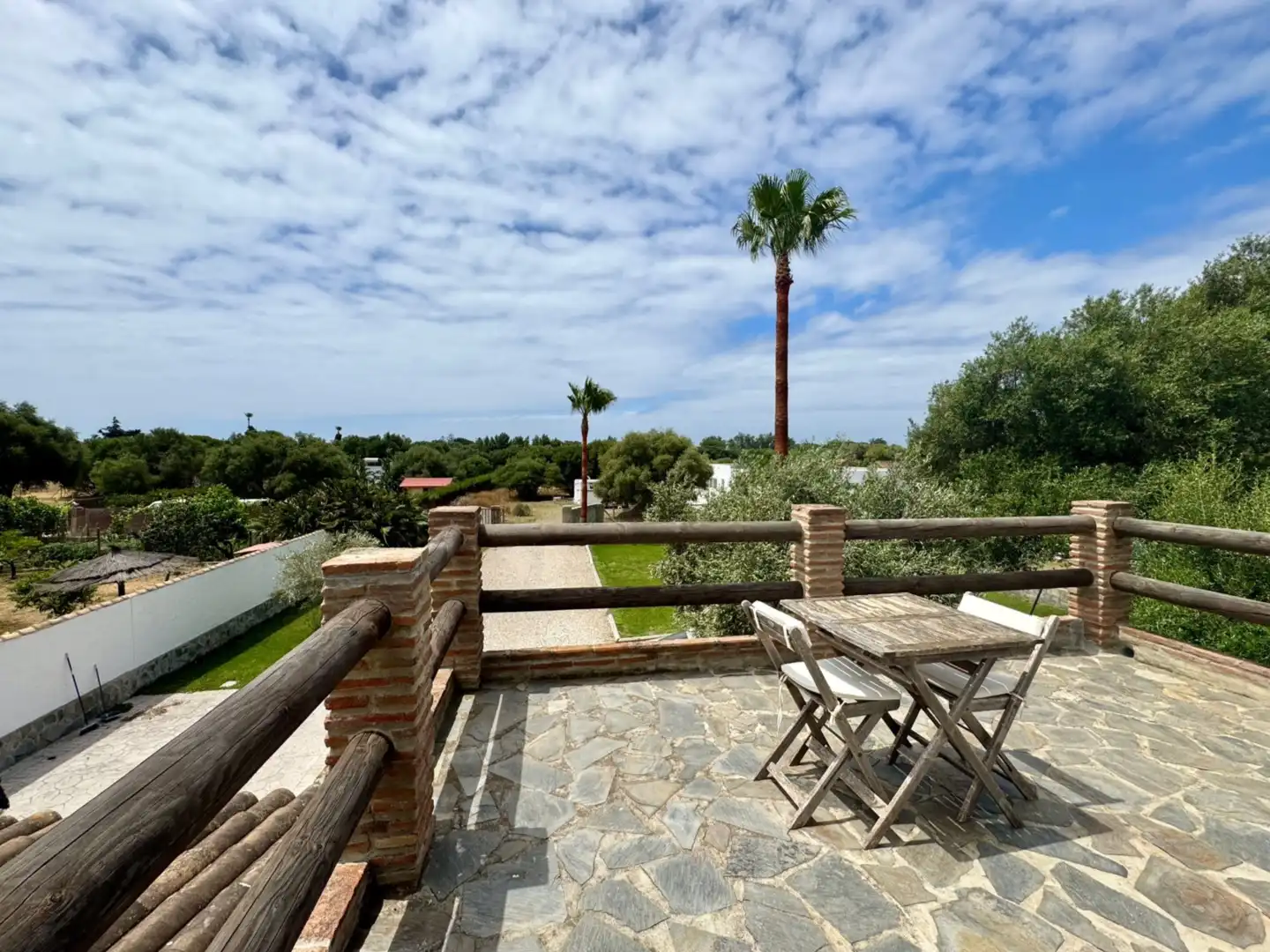Wohnung zur Miete in Pago Zahora, 291, Zahora Terrasse von Wohnung zur Miete in Barbate mit Klimaanlage, Heizung und Privatgarten