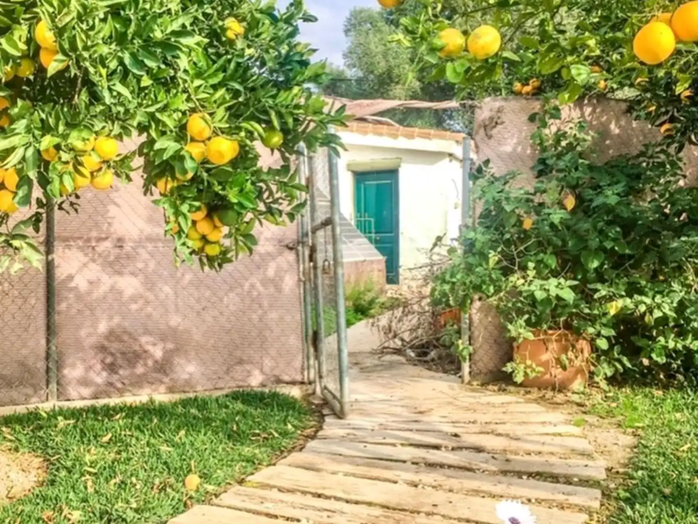 Wohnung zur Miete in Pago Zahora, 291, Zahora Garten von Wohnung zur Miete in Barbate mit Klimaanlage, Heizung und Privatgarten