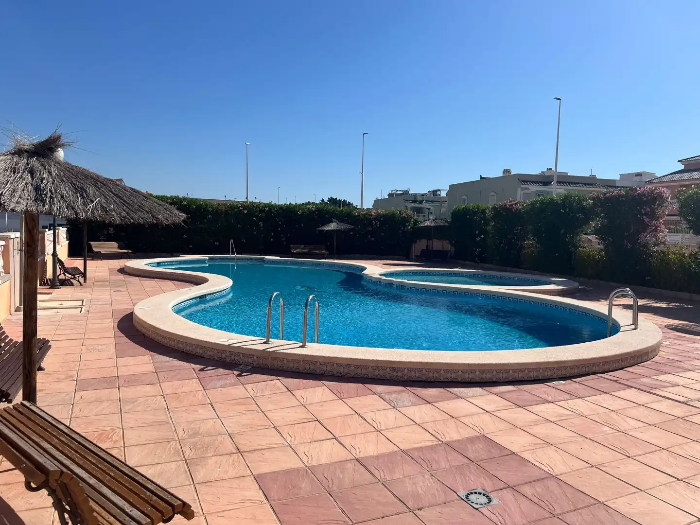 Swimming pool of Flat for sale in Santa Pola  with Air Conditioner, Heating and Terrace