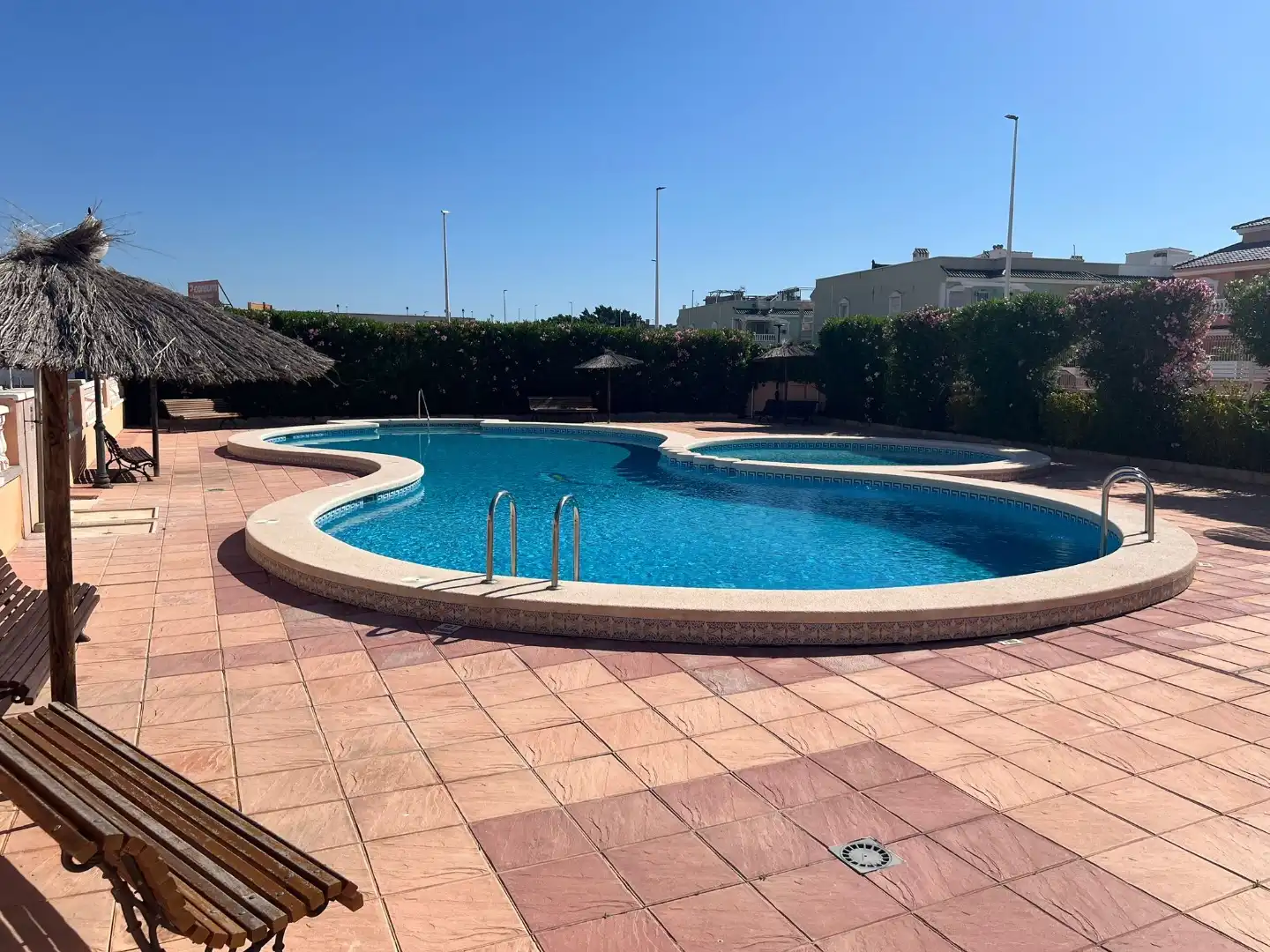Swimming pool of Flat for sale in Santa Pola  with Air Conditioner, Heating and Terrace