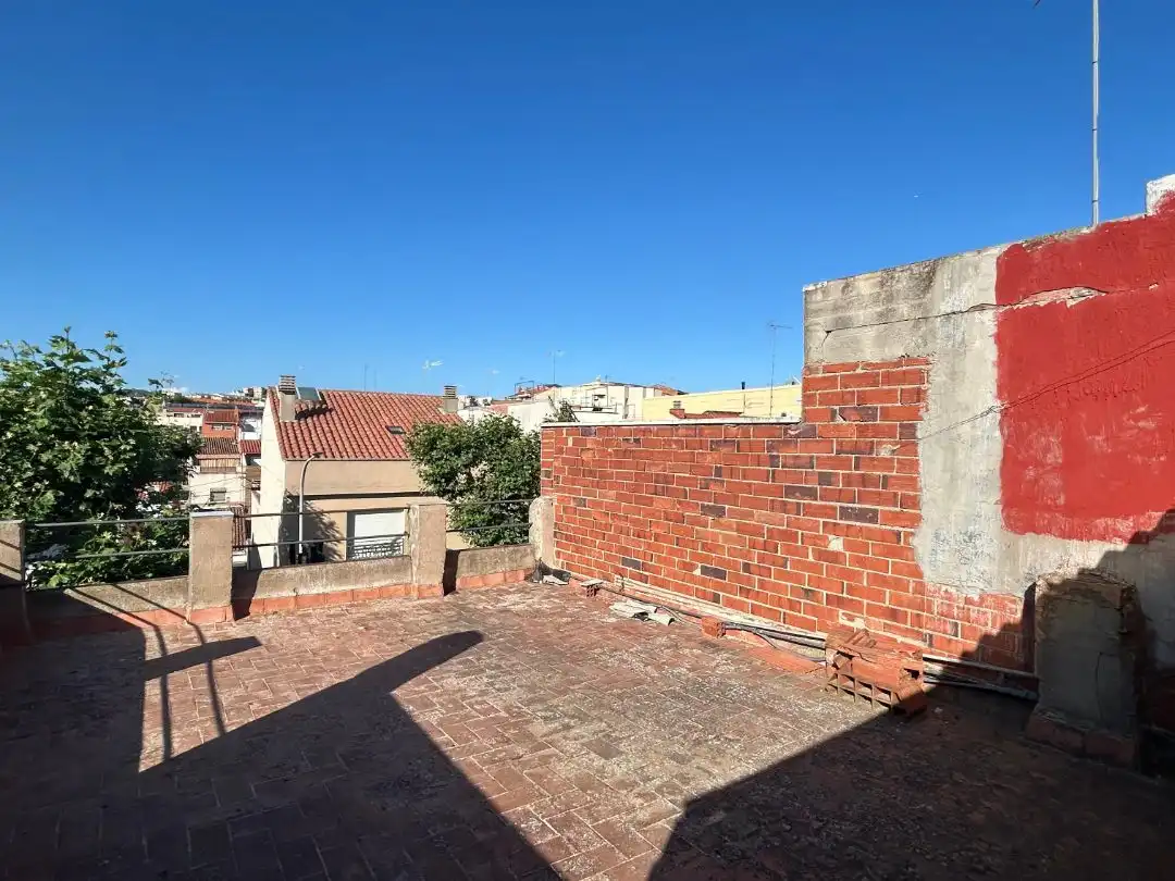Terrasse von Wohnung zum Verkauf in Terrassa mit Klimaanlage und Terrasse