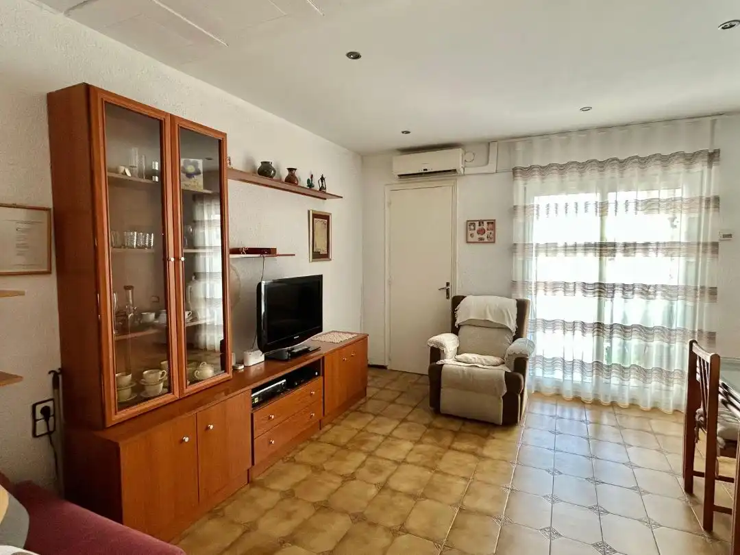 Wohnzimmer von Wohnung zum Verkauf in Terrassa mit Klimaanlage und Terrasse