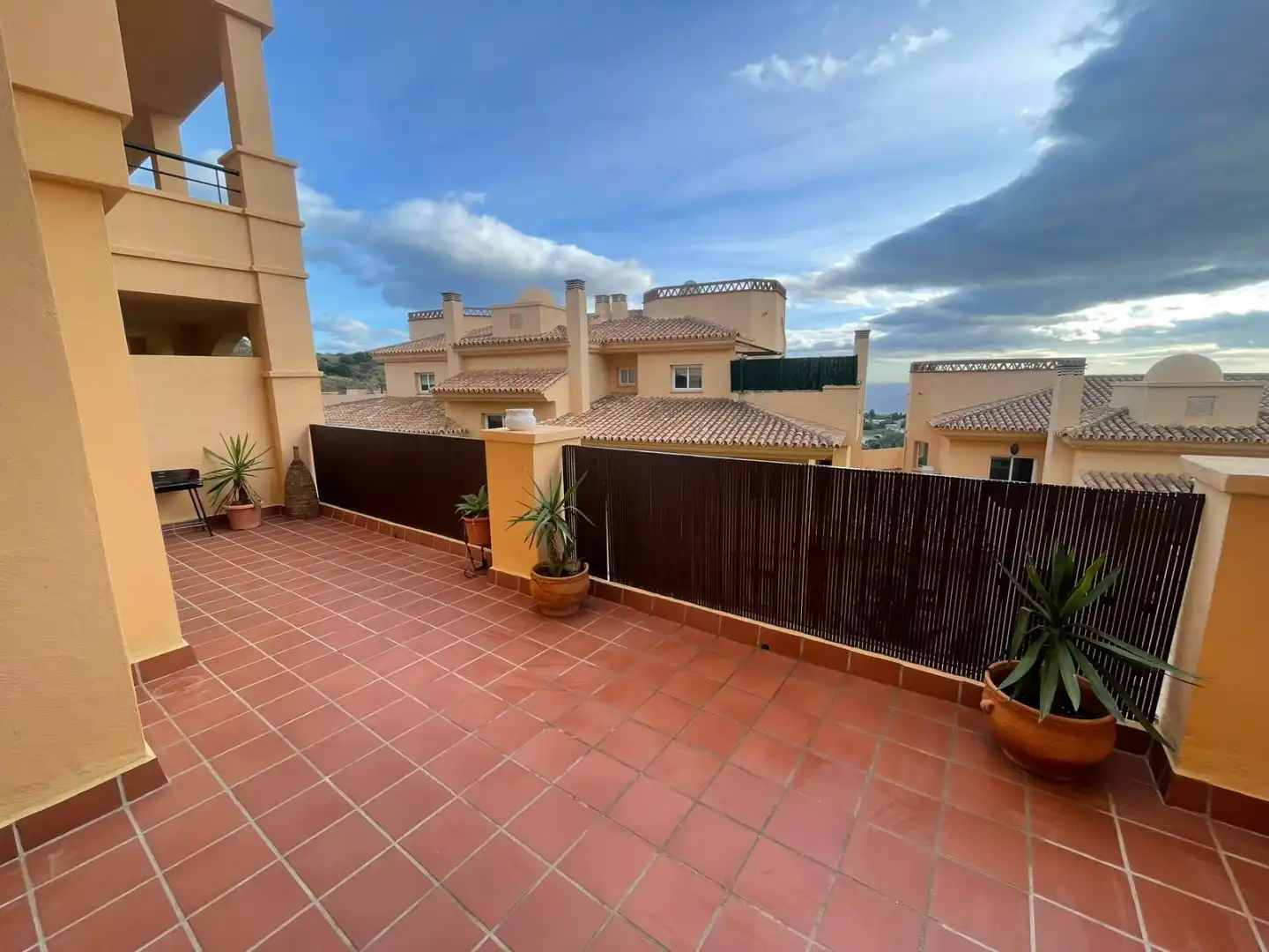 Terrace of Flat for rent in Mijas  with Terrace, Swimming Pool and Furnished