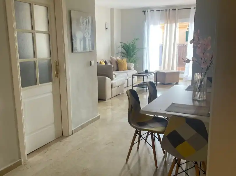 Dining room of Flat for rent in Mijas  with Terrace, Swimming Pool and Furnished