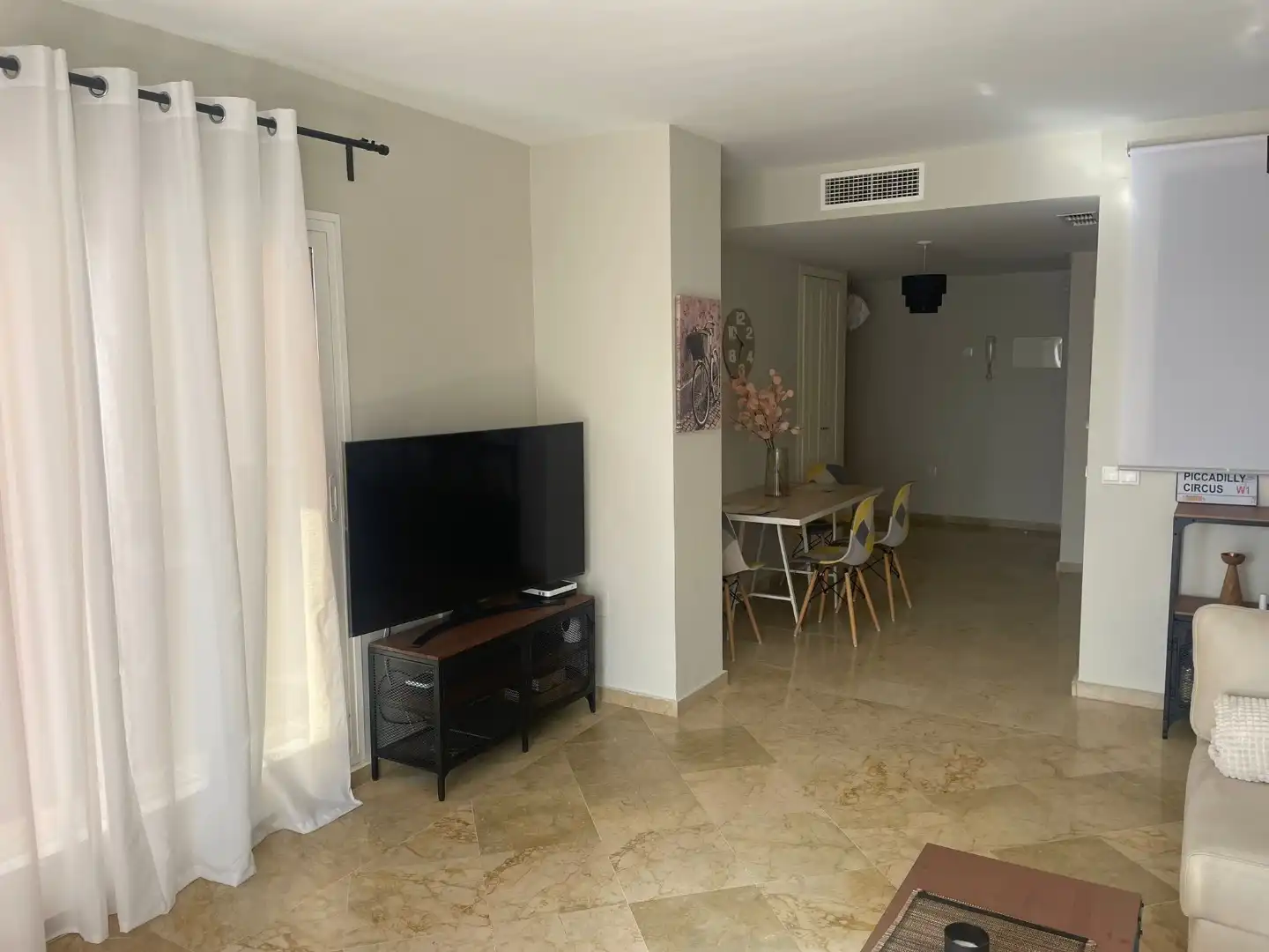 Living room of Flat for rent in Mijas  with Terrace, Swimming Pool and Furnished