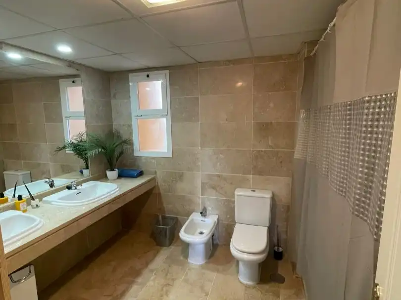 Bathroom of Flat for rent in Mijas  with Terrace, Swimming Pool and Furnished