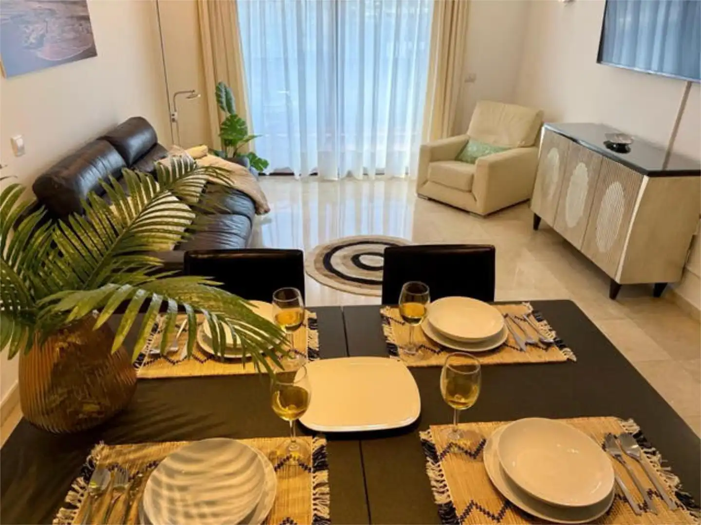 Wohnungen zur Miete in Guanarteme Esszimmer von Wohnungen zur Miete in Las Palmas de Gran Canaria mit Terrasse und Möbliert