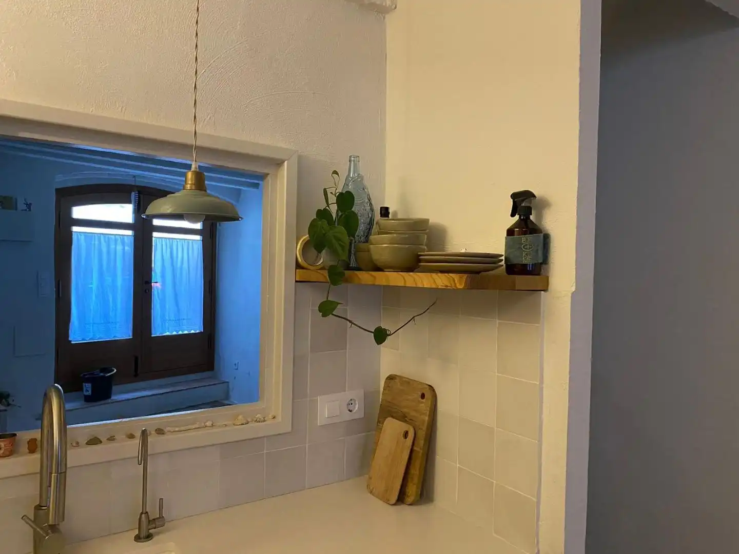 Einfamilien-Reihenhaus zur Miete in Carrer Balmes, 3, Albons Küche von Einfamilien-Reihenhaus zur Miete in Albons mit Klimaanlage und Terrasse