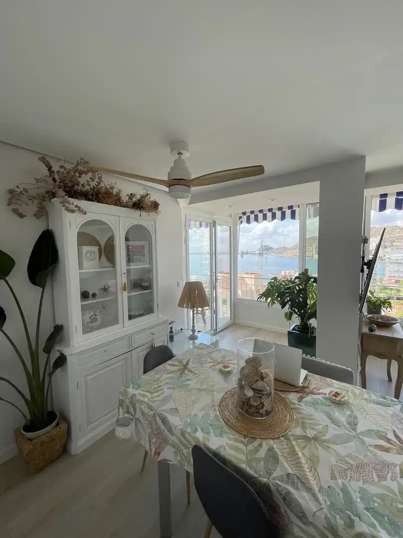 Flat for rent in Avinguda de la Costa Blanca, 12, Cabo de las Huertas Dining room of Flat for rent in Alicante / Alacant with Terrace, Furnished and Balcony