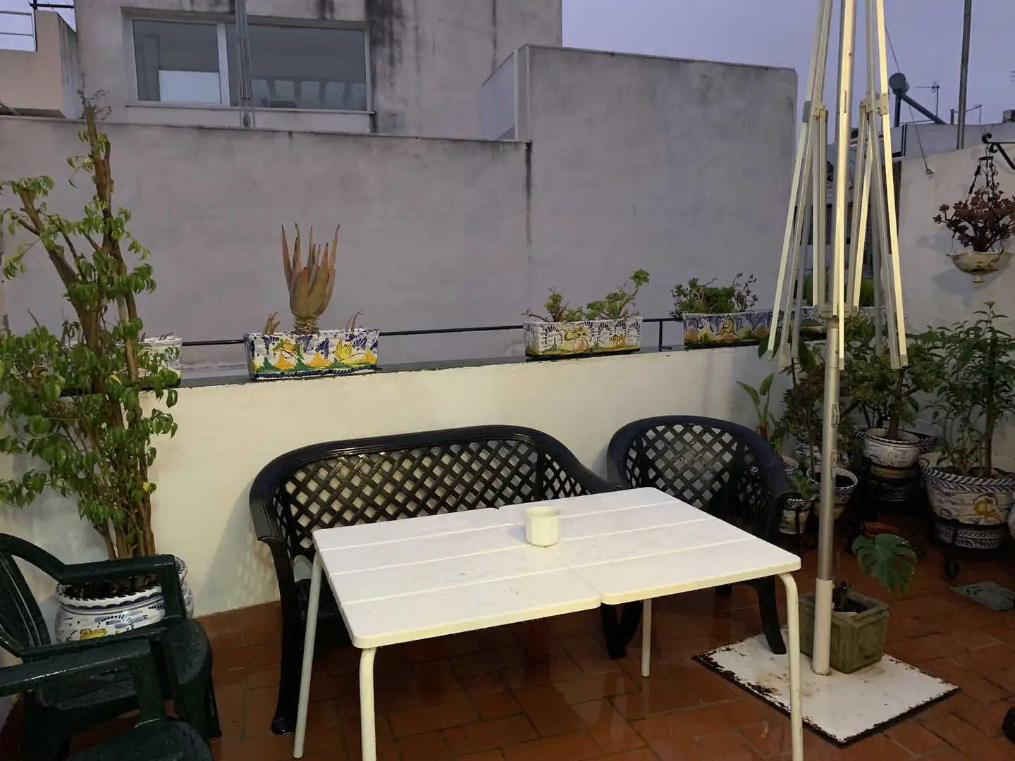 Apartments for rent in Calle Hiniesta, San Julián Terrace of Apartments for rent in Sevilla with Air Conditioner, Terrace and Furnished