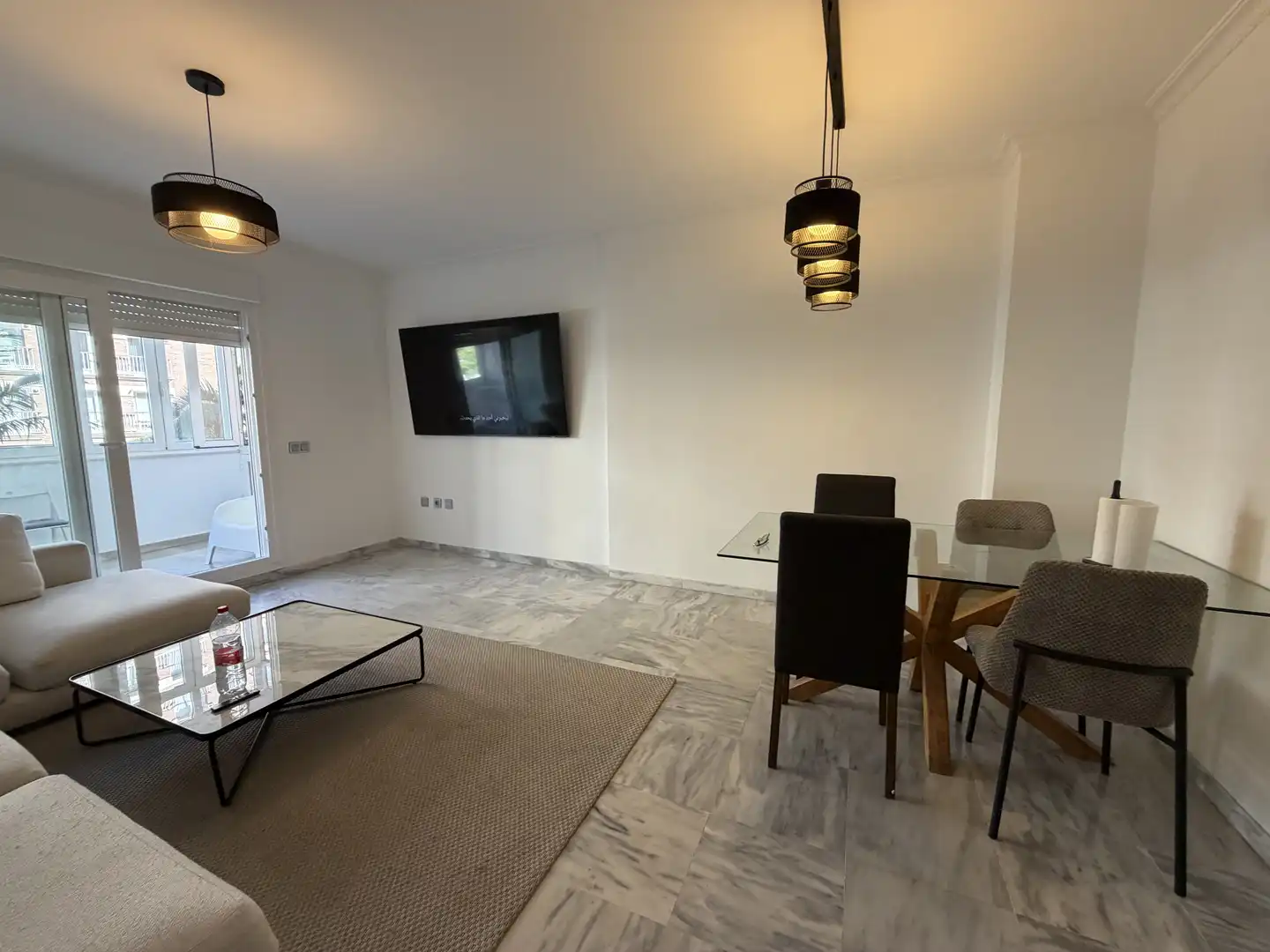 Living room of Flat for sale in Málaga Capital  with Air Conditioner and Balcony