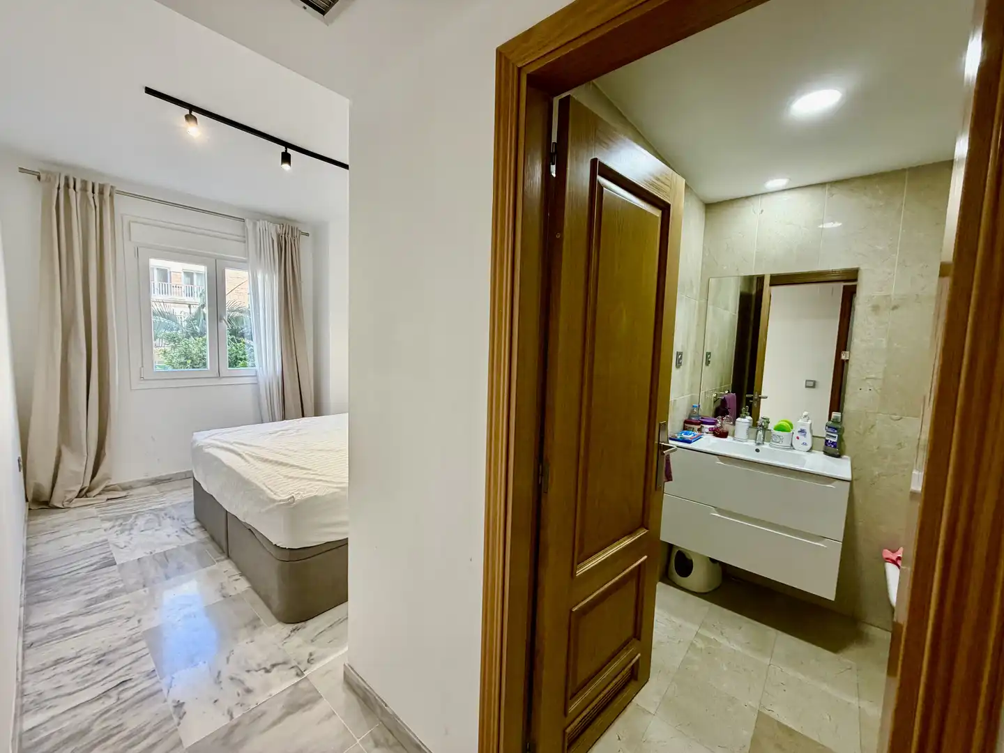 Bathroom of Flat for sale in Málaga Capital  with Air Conditioner and Balcony