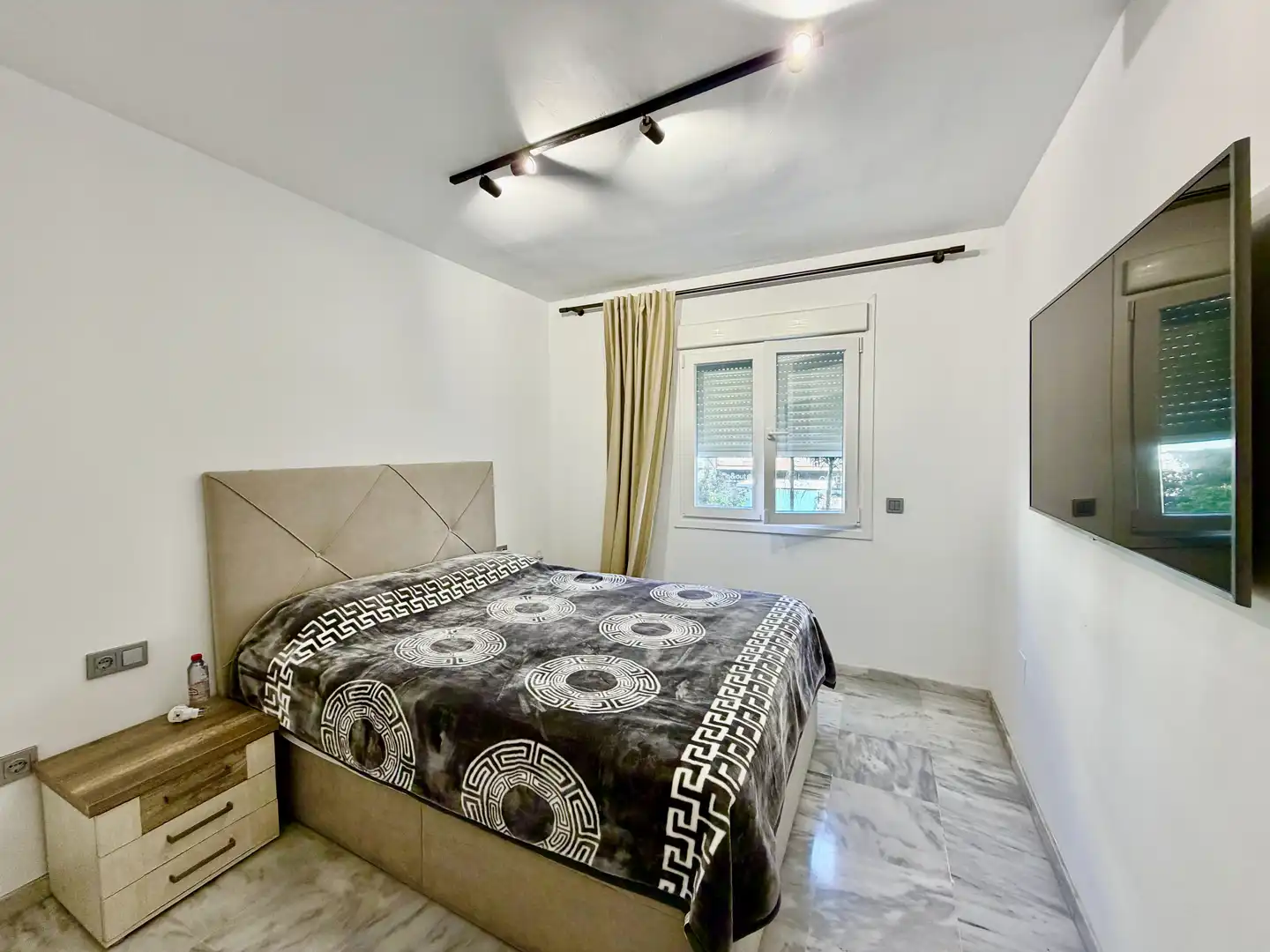 Bedroom of Flat for sale in Málaga Capital  with Air Conditioner and Balcony