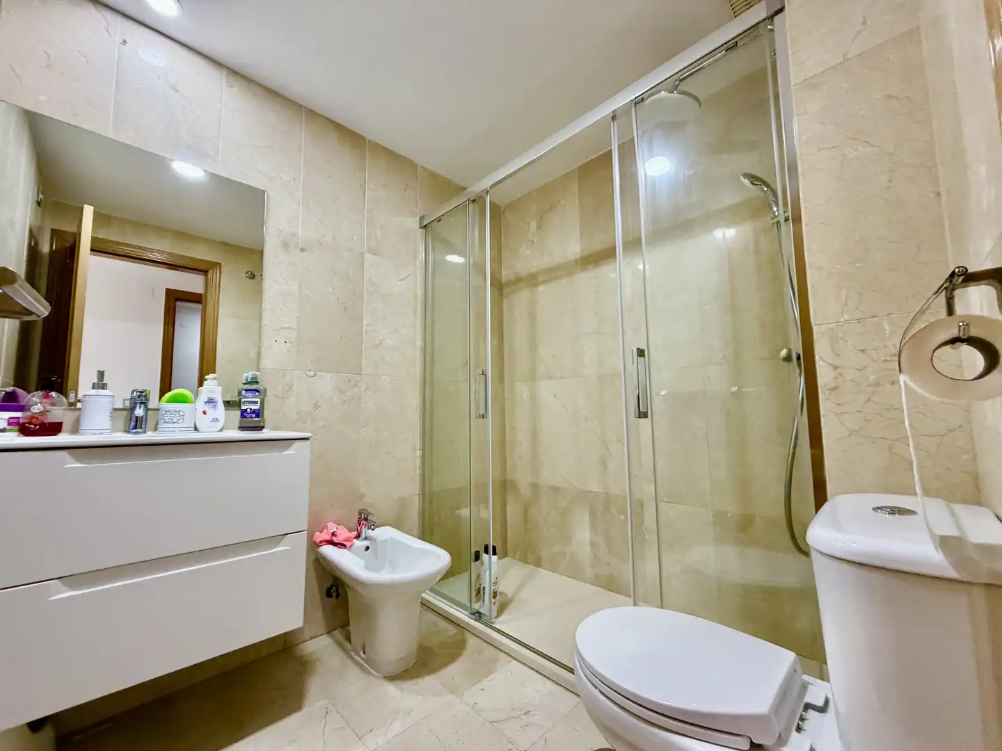 Bathroom of Flat for sale in Málaga Capital  with Air Conditioner and Balcony