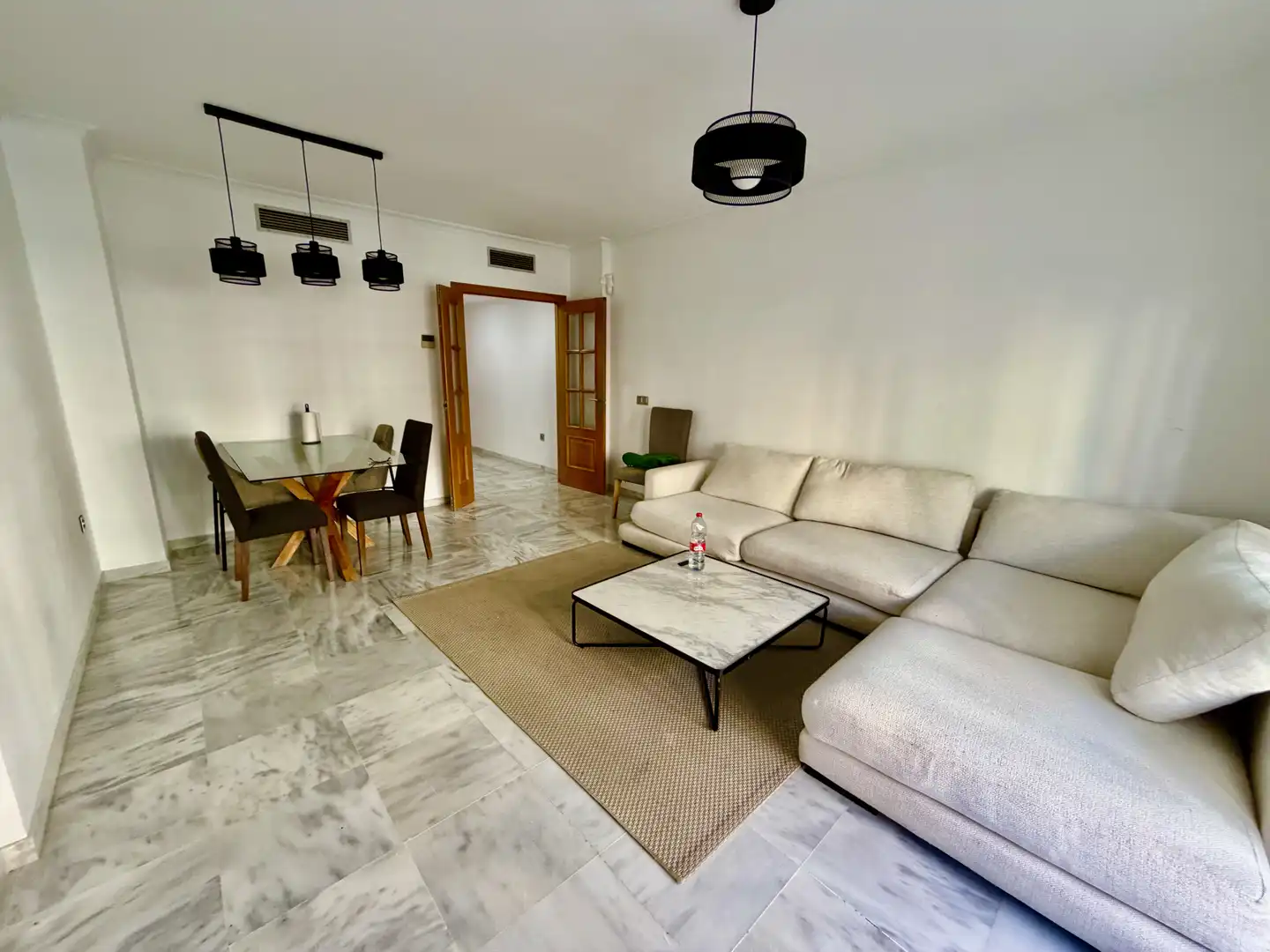Living room of Flat for sale in Málaga Capital  with Air Conditioner and Balcony